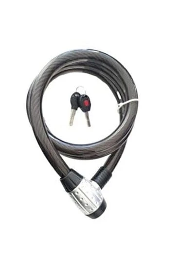 Motosiklet Kilit Motosiklet Çelik Halat Kilit 25X1500 Kilit - Resim 2