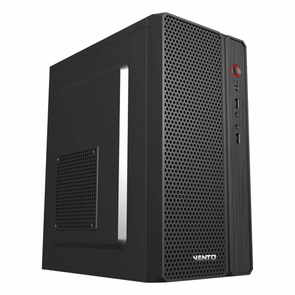 Vento VS118S 300W USB 3.2 mATX Micro Tower Siyah Kasa ürün görseli 1