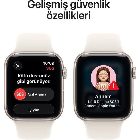 Apple Watch Se 3 Gps, 40 mm Yıldız ışığı Alüminyum kasa ve Yıldız ışığı Spor kordon - m/l - Resim 7