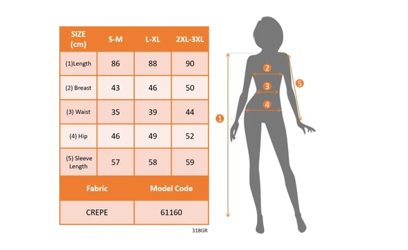 Kadın Uzun Kollu Bisiklet Yaka Bel Kemer Detay Ithal Krep Elbise - Resim 9