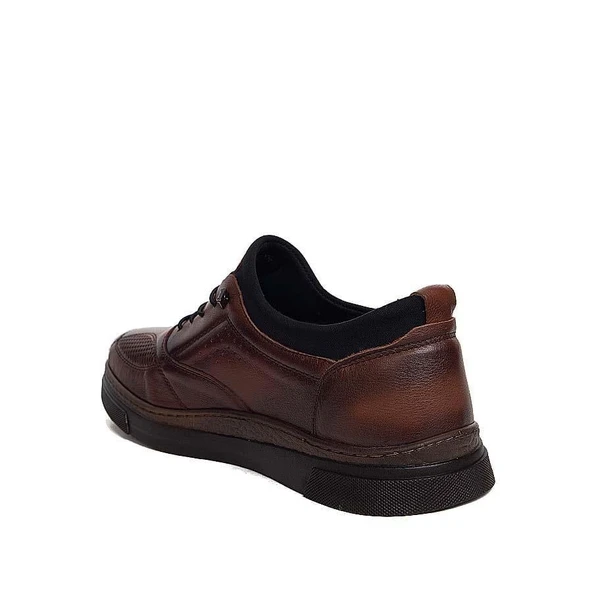 İçi Dışı Hakiki Cilt Deri Ortapedik Taban Lastikli Bağcık Poli Taban Erkek Klasik Ayakkabı Kundura Tarz2000 - Resim 3