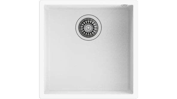 TEKA SQUARE 40.40 TEZGAH ALTI BEYAZ GRANİT EVYE ürün görseli