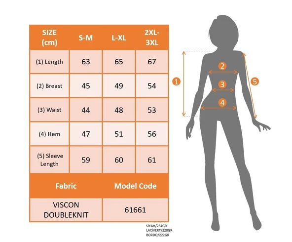 Kadın Uzun Kollu V Yakalı çift Renkli Viskon Iki Iplik Bluz - Resim 11