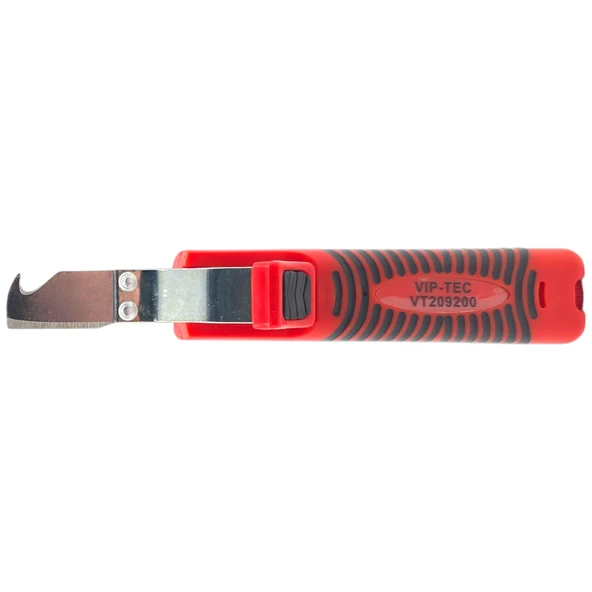 Vip-Tec VT209200 Profesyonel 170mm Kanca Bıçaklı Kablo Sıyırıcı Ø8-28mm - 1