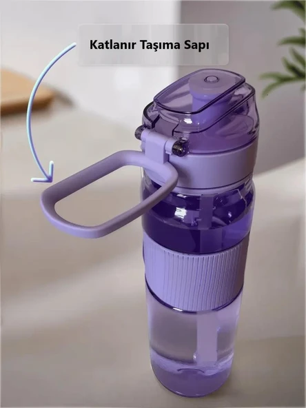 Dodge Su Matarası Tritan Mor 670Ml - 4