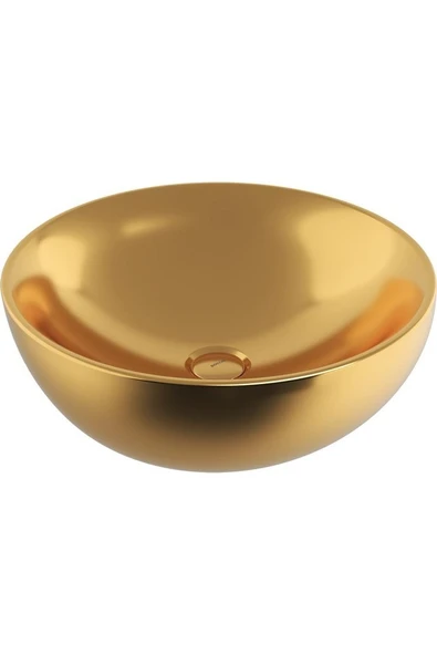 Venezia Parlak Altın Çanak Lavabo 1119-402-0125