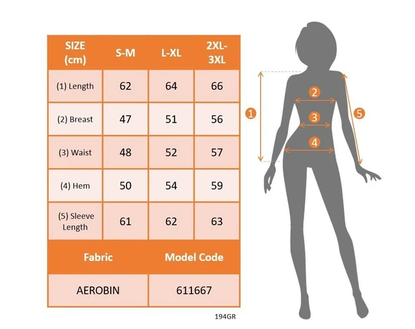 Kadın Uzun Kollu V Yakalı Aerobin Bluz - Resim 5