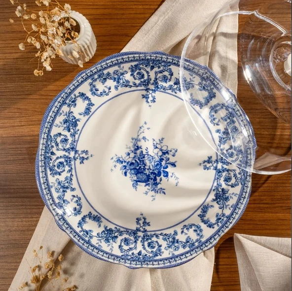 Fecra Majestic Blue 8 Parça Sunum Seti - 3