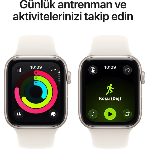 Apple Watch Se 3 Gps, 40 mm Yıldız ışığı Alüminyum kasa ve Yıldız ışığı Spor kordon - m/l - Resim 6
