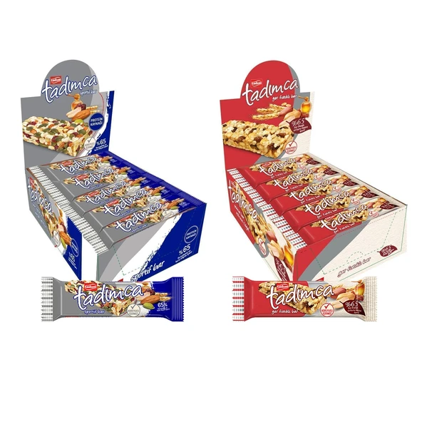Tadım Sportif Bar 30 gr 20 li + Yer Fıstıklı Bar 30 gr 20 li Karma Paket ürün görseli