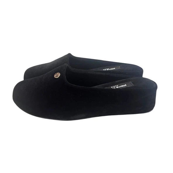 Pierre Cardin Düz Kapalı Kışlık Bayan Terlik Halı Terliği - Resim 3