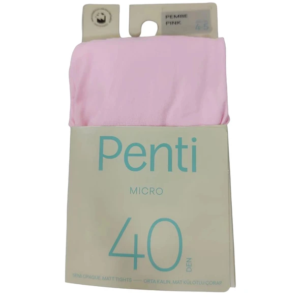 Penti Pretty Kız Çocuk Micro 40 Külotlu Çorap - 5