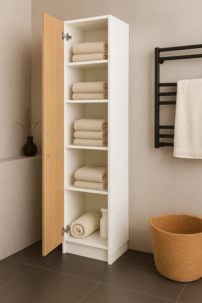 DEMEZLER MOBİLYA Modern Tek Kapaklı Dolap - Resim 2