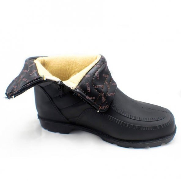 Gezer İçi Yünlü Çizme , Kalın Astarlı Soğuk Hava Çizmesi , Botu - 2