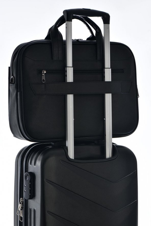 15.6" Siyah Laptop Evrak Çantası - 5