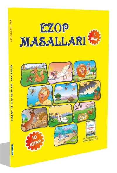 Ezop Masalları - 10 Kitap Takım - 1