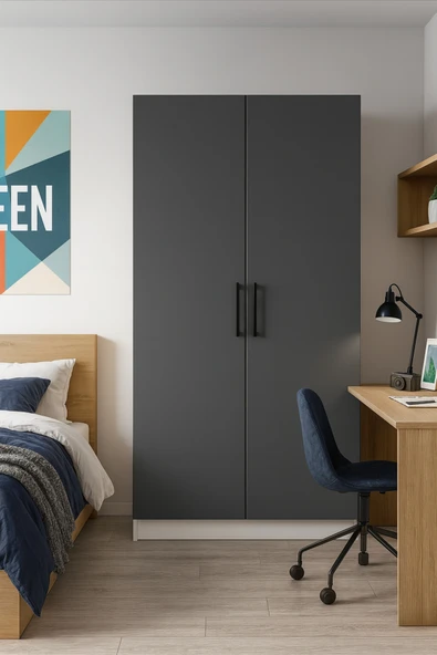 DEMEZLER MOBİLYA Modern 2 Kapaklı Gardırop ürün görseli