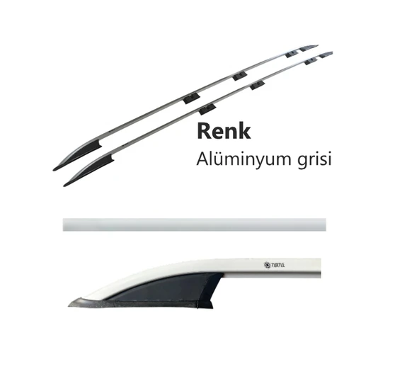 SCUDO VAN MAXİ UZUN ŞASE TAVAN ÇITASI GRİ 2022 2023 2024 2025 2026 2027 - Resim 3