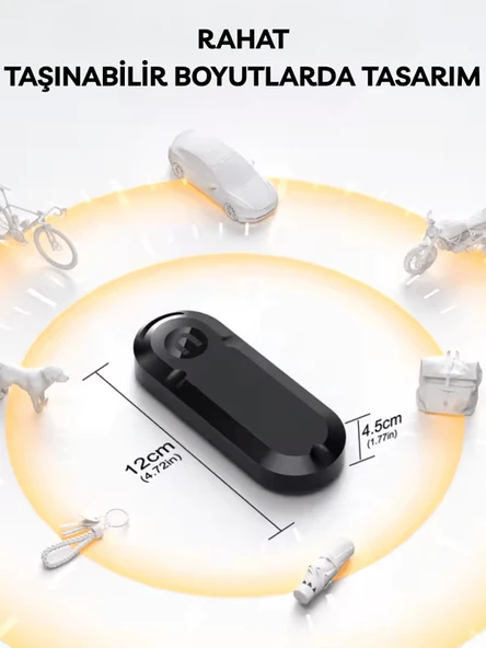 Airtag Pil Süre Arttırıcı 10 Yıl Pil Ömrü Kesintisiz Taşınabilir Pratik Araç Çocuk Yaşlı Motor Takip - 6