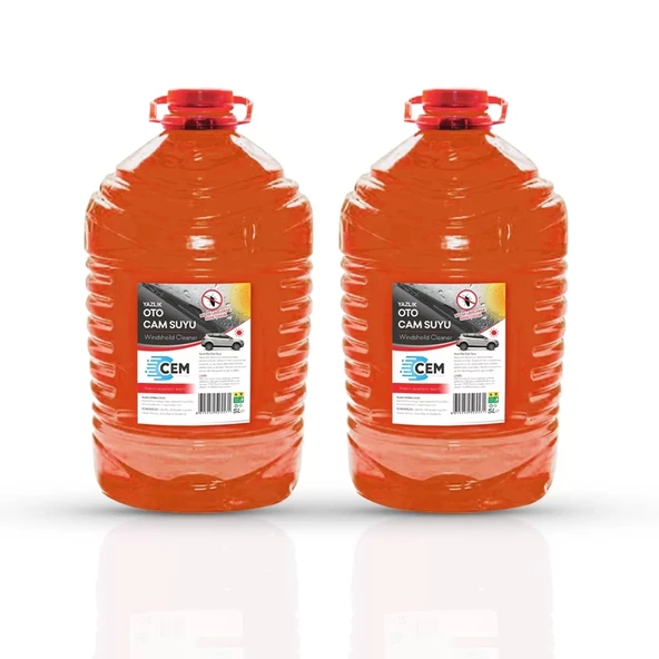 CEM CAR CARE Yazlık Cam Suyu 5 LT 2'Li Avantaj Paket