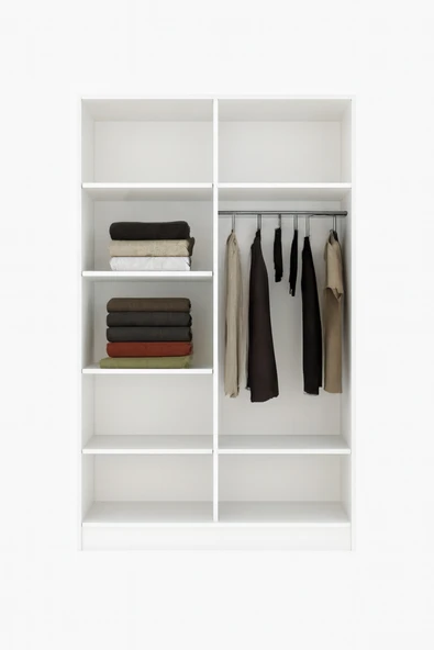 DEMEZLER MOBİLYA Modern 4 Kapaklı Gardırop - Resim 2