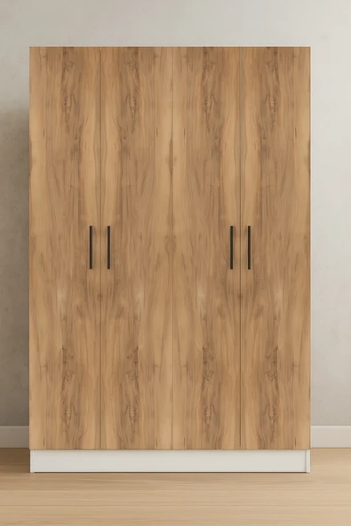 DEMEZLER MOBİLYA Modern 4 Kapaklı Gardırop ürün görseli