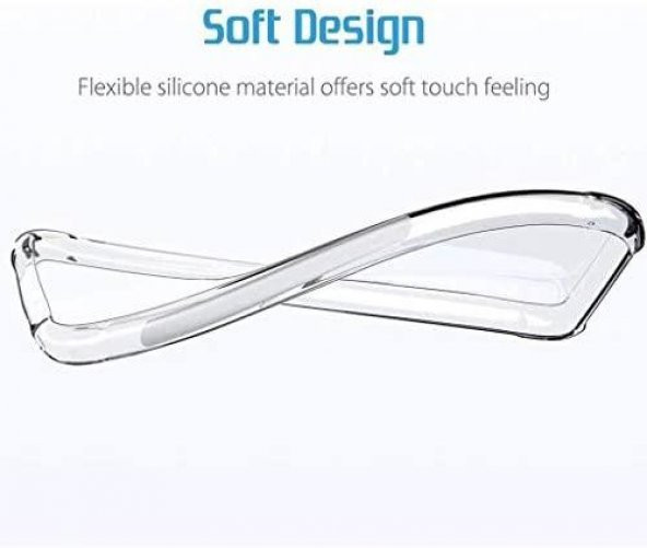 Samsung Galaxy M20 Şeffaf Tıpalı Kamera Korumalı Silikon Kılıf - Resim 2