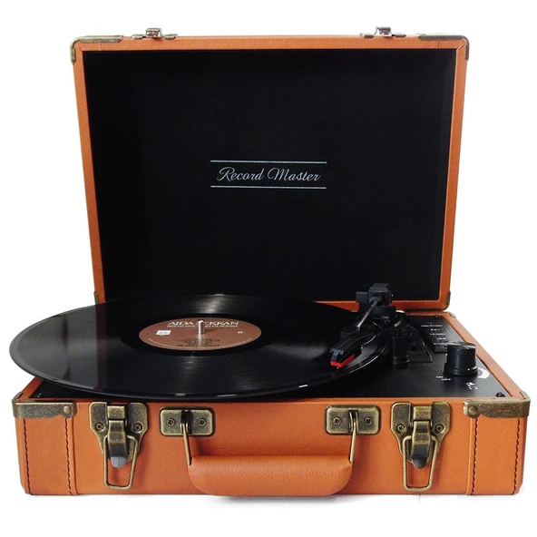 T317UB Retro Pikap Kahverengi Bluetooth Şarj Edilebilir - 2