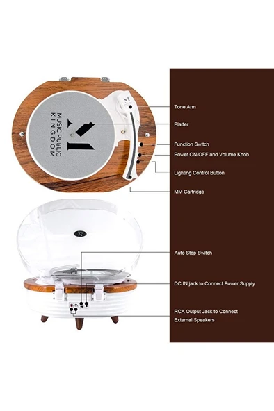 TT238 Bluetooth Özellikli Led Aydınlatmalı Gövdeli Pikap - 7