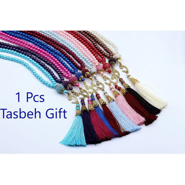 Turkish Muslim Prayer Rug Red & Vintage 80x120cm 2'8''x3'11'' Bamboo Prayer Mat Soft Non-Slip Janamaz Kaaba Praying Mat ( With Tasbeeh Gift ) - 7