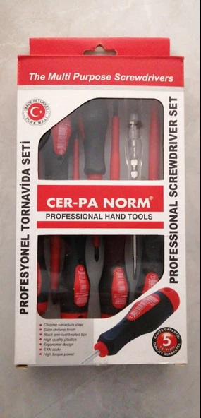 Cer-pa Prosoft İzoleli Tornavida Takımı 7 Parça ürün görseli