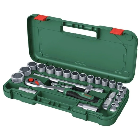 Bosch 1/2" Cırcırlı Somun Sıkma Seti 25 Parça - 2