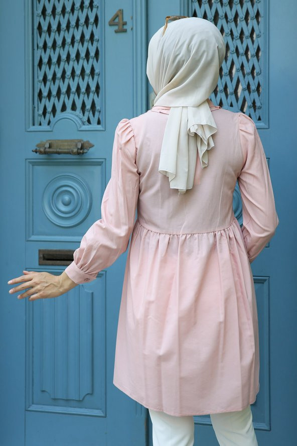 Bebe Yaka Tunik - Pudra - 2
