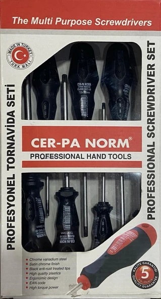 Cerpa Tornavida Takımı 7 li Delikli Torx Klass1001224700 ürün görseli