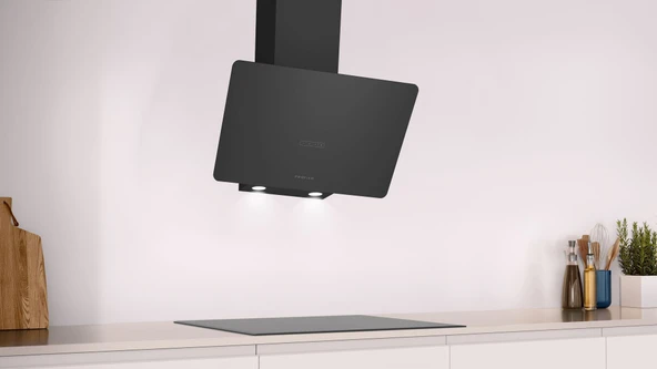 Profilo DVK6J469 Siyah Cam Duvar Tipi Davlumbaz - Resim 5