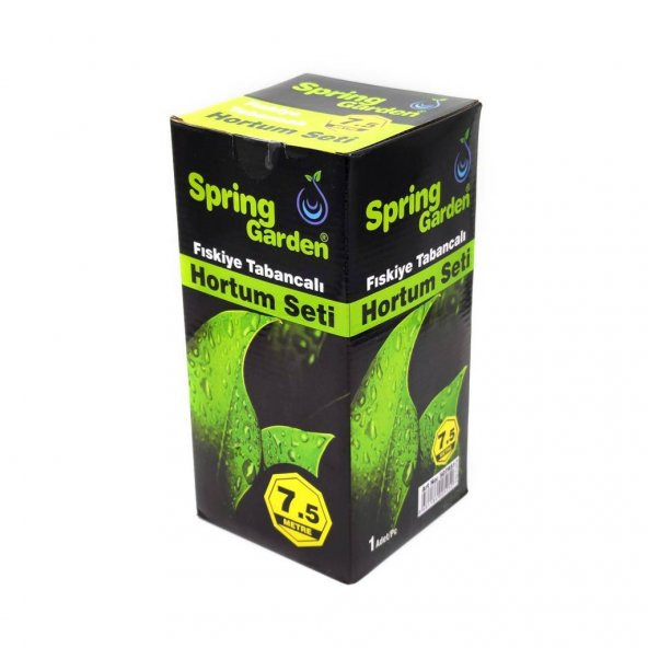 Spring Garden Fıskiye Tabancalı Spiralli Hortum Seti 7.5 mt. - 5