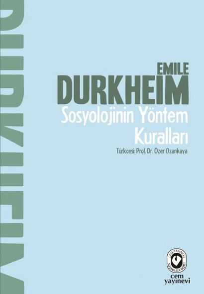 Sosyolojinin Yöntem Kuralları - 1