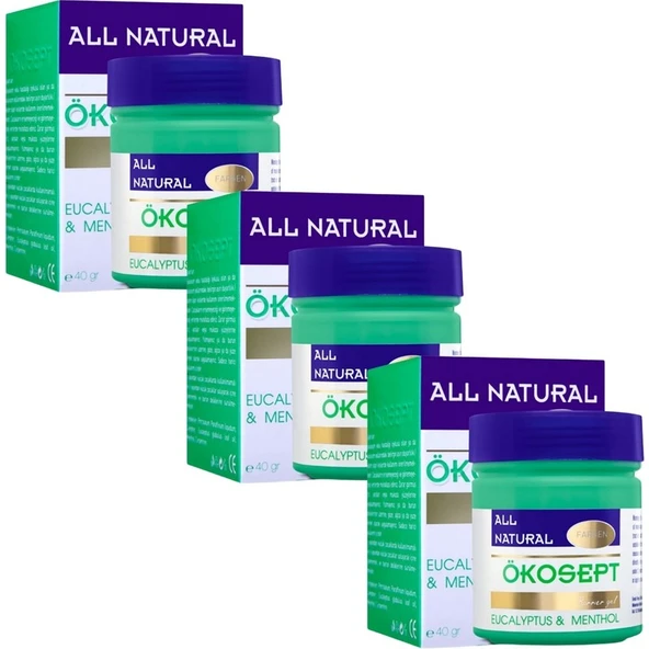 Ökosept Burun Açıcı Buharlaşan Merhem Bariyer Jel Viks 40 G x 3 Adet ürün görseli