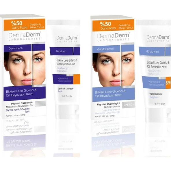 Dermaderm Gece Kremi  + Dermaderm Gündüz Kremi - 1