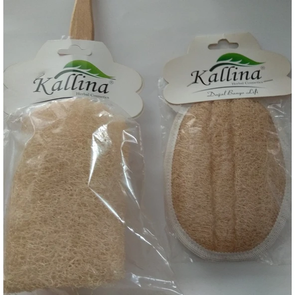 Kallina Kabak Lifi Sırt (Sopalı) +Yüz Kesesi (2'li) - 1