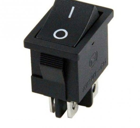IC-122 Siyah Mini Işıksız Anahtar On/Off Switch 4P