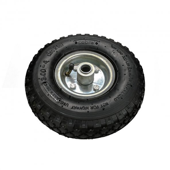 Rulmanlı Şişme Tekerlek - Metal Jantlı - 260x85 136Kg