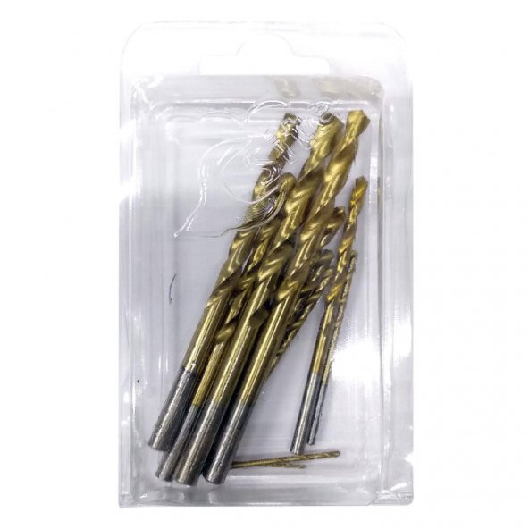 Drillcraft 11 Parça Tin Kaplı HSS Matkap Ucu Seti - Profesyonel - 2