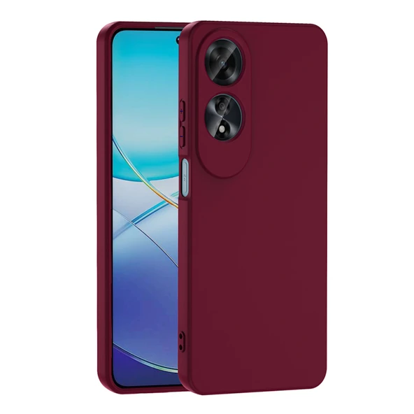 Oppo A60 Kılıf İçi Telefonu Çizmeyen Kadife Kaplı Dışı Soft Yapılı Esnek Lansman Kapak RYC/Mara