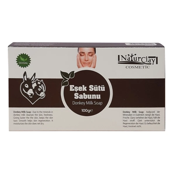 Naturclay Eşek Sütü Sabunu 100 gr 2 Adet - 1
