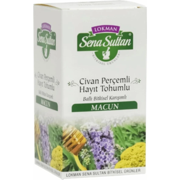 Lokman Sena Sultan Ballı Polenli Civan Perçemli Hayıt Tohumlu Macun 420 gr ürün görseli