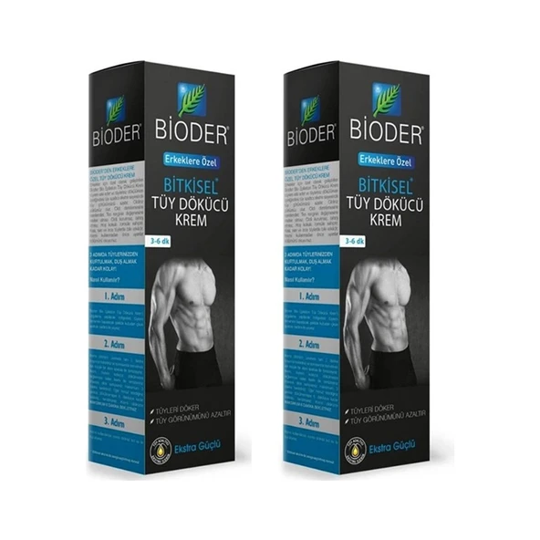 Bioder Erkeklere Özel Tüy Dökücü Krem 100 ml 2'li - 1