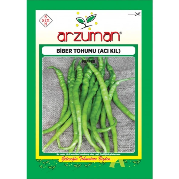 Arzuman Biber Tohumu Acı Sivri Kıl - 1