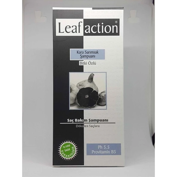 Leaf Action Kara Sarımsak Şampuanı 400 ml - 1