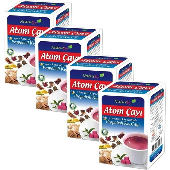 Naturpy Atom Propolisli Küp Kış Çayı 150 gr x 4 Adet ürün görseli